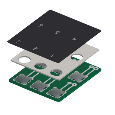 Металлические купольные переключатели "Key-Pad" от производителя Keystone Electronics